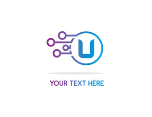 ball technology letter creative logo design illustration