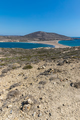 Prasonisi National Park on the  southern end of Rhodes in Greece 