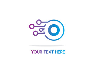 ball technology letter creative logo design illustration