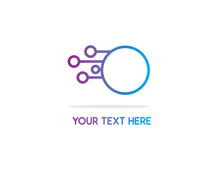 ball technology letter creative logo design illustration