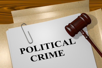 Political Crime concept
