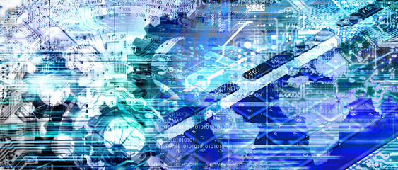 cyber technology background