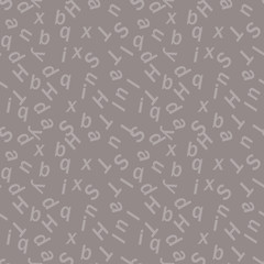 Fototapeta premium alphabet seamless pattern
