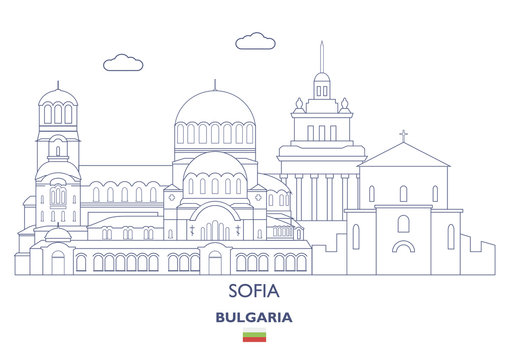 Sofia City Skyline, Bulgaria