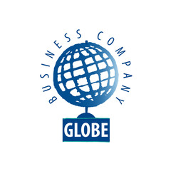 Earth logo template. Globe sign