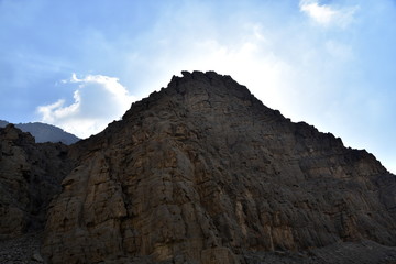 Road to Jais Mountains, Jebel Jais, Ras Al Khaimah, United Arab Emirates