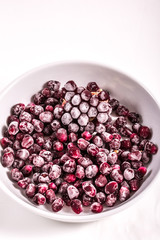 Frozen pomegranate