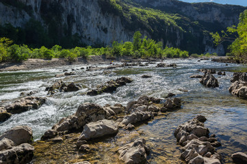 View of Ardeche Gorges
