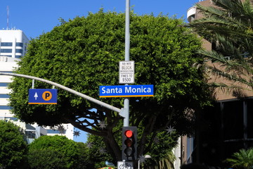 October in Santa Monica