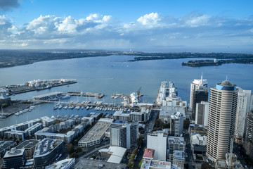 Auckland aerial view, New Zealand