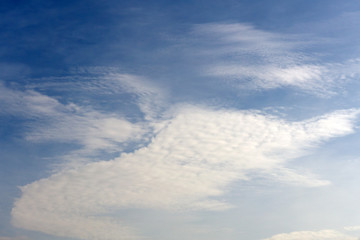 Fototapeta premium blue sky with clouds closeup