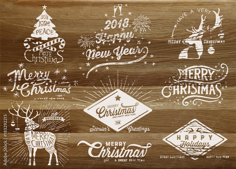 Canvas Prints holiday design elements