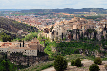 Fototapeta na wymiar Panorama von Cuenca Spanien