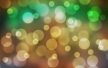 Fototapeta premium Colorful bokeh lights with soft blurry background background