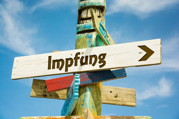 Schild 282 - Impfung