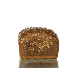 Bread on a white background