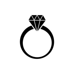 diamond ring vector