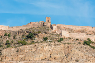 Fototapeta premium View at ancient Roman Sagunto Castle. Valencia, Spain.