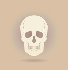 Icon human skull.