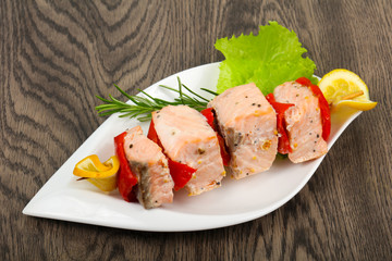 Salmon Skewer
