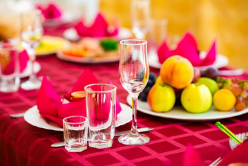 A beautiful table setting.