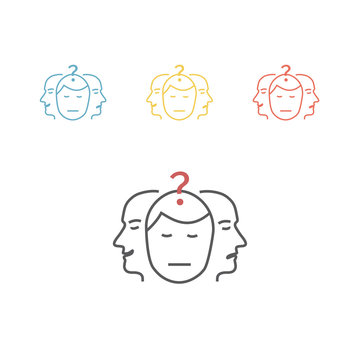Vector sign dual personality Vector