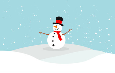Snowman vector illustration