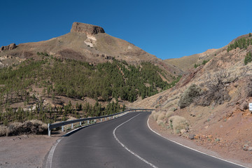 Bergstraße durch das Teno-Gebirge auf Teneriffa 