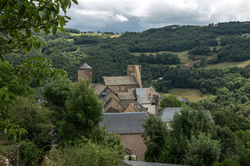 Château de Pomayrols dans l' Aveyron , vallée du Lot
