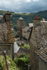 Château de Pomayrols dans l' Aveyron , vallée du Lot