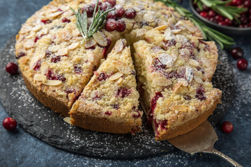 cranberry cake  for Christmas