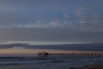 October sunset in La Jolla, San Diego