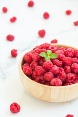 Red rasberries fruit