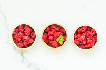 Red rasberries fruit