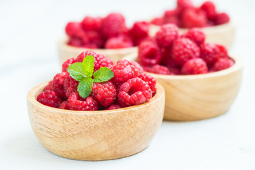 Red rasberries fruit