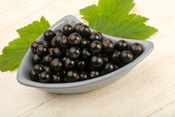 Ripe black currants