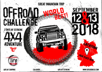 Offroad Event Poster © Double Brain