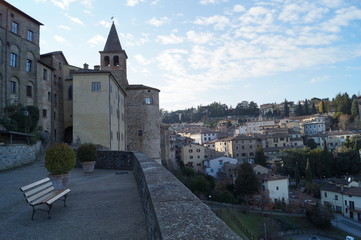 The little pretty Anghiari, Arezzo, Tuscany, Italy