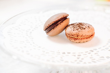 Macarons french pastries