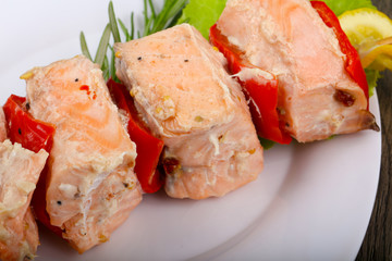 Salmon Skewer