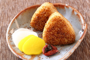 焼きおにぎり　Grilled rice balls