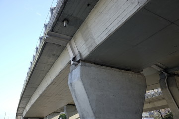 under the viaduct