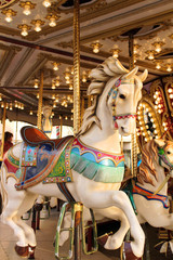 Fototapeta na wymiar Vintage carousel horse