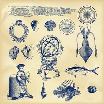 Vintage nautical collection
