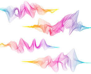 Vector audio scales.