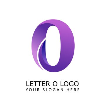 letter o elegant logo