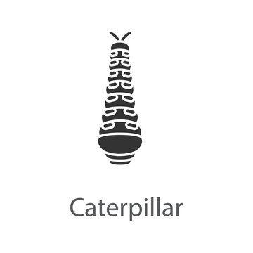 Caterpillar Glyph Icon