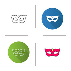 Carnival mask icon