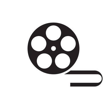 movie tape icon illustration