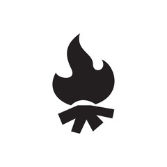 bonfire icon illustration